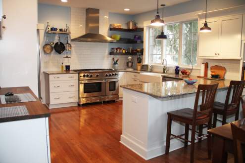 Before & After Bright & Casual Kitchen Transformation