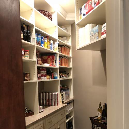 Traditional Cream & Gold Pantry