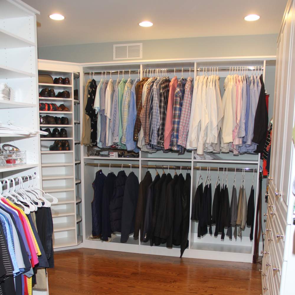 White Walk-In Closet > Custom Closets > Projects > Repp Renovations ...